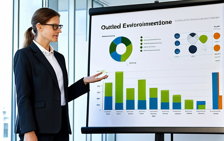 친환경 마케터의 자격 취득을 위한 커리큘럼 - **
A professional environmental marketer giving a presentation in a modern office setting, fully cl...