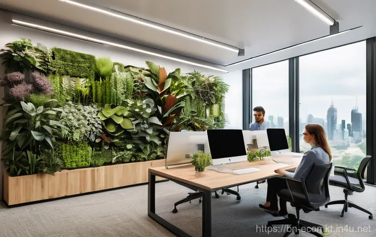 친환경 마케팅 분야 경력 개발 - **Prompt: "A vibrant, sun-drenched indoor farmer's market, bustling with a diverse group of happy cu... 친환경 마케팅 분야 경력 개발 - **Prompt: "A vibrant, sun-drenched indoor farmer's market, bustling with a diverse group of happy cu...