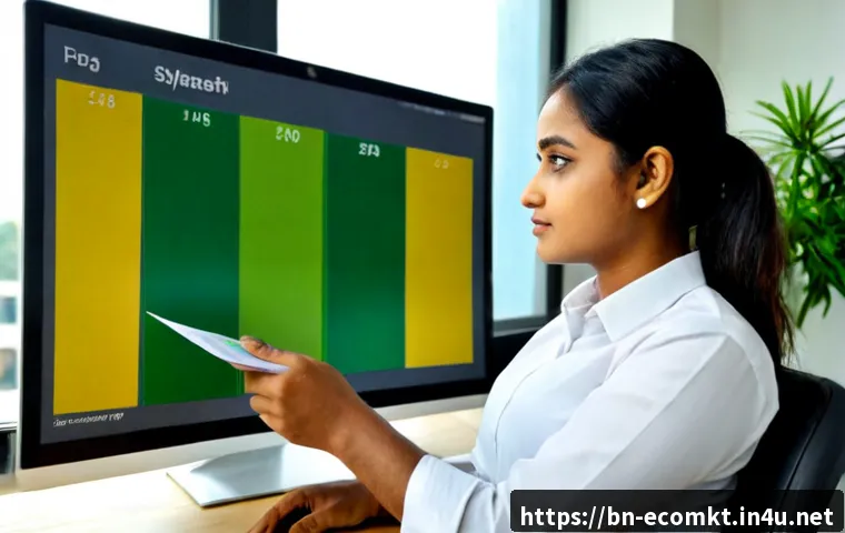 친환경 마케터 연봉 추이 - Photorealistic modern office scene in Bangladesh, a Bengali eco-marketing professional in modest bus...